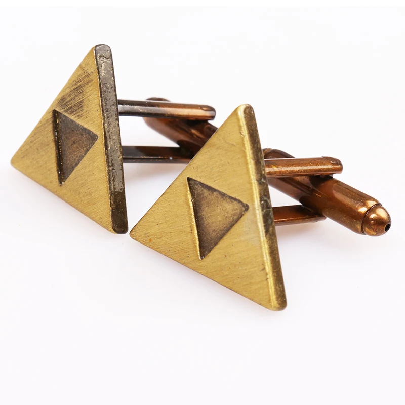 The Legent of Zelda Cufflink 2017 New Arrival Vintage Antique Gold Cufflinks High Quality Triforce Cuff Bottons for Men's Shirt
The Legent of Zelda Cufflink 2017 New Arrival Vintage Antique Gold Cufflinks High Quality Triforce Cuff Bottons for Men's Shirt