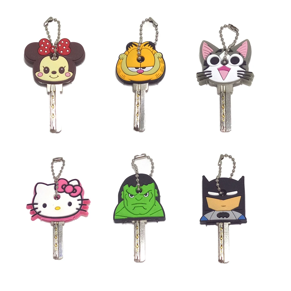 Super Hero Anime Key Cover Cap Silicone Spiderman Batman Hulk Keychain Ring Women Porte Clef Iron Man Key Chain New exotic NEW
Super Hero Anime Key Cover Cap Silicone Spiderman Batman Hulk Keychain Ring Women Porte Clef Iron Man Key Chain New exotic NEW