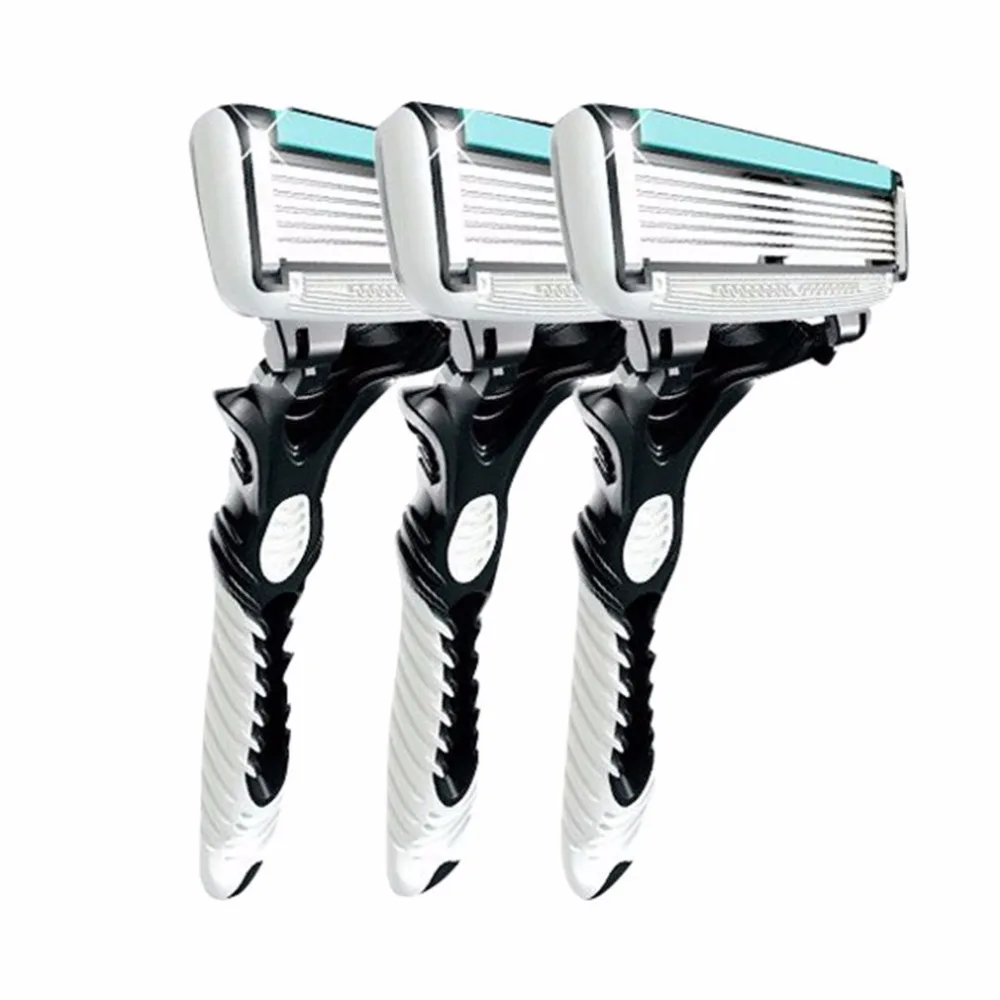 3pcs Men Safety Traditional Classic 6 Layers Blade Hair Shaving Razor Trimmer Manual Stainless Steel Shaving Machine Epilator
3pcs Men Safety Traditional Classic 6 Layers Blade Hair Shaving Razor Trimmer Manual Stainless Steel Shaving Machine Epilator