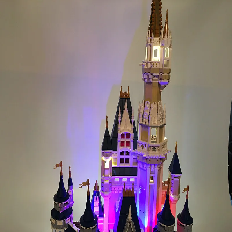 Led Light Set For Lego Building City Street 71040 For 16008 Cinderella Princess Castle Blocks Toys Creator City Street Lighting (3)