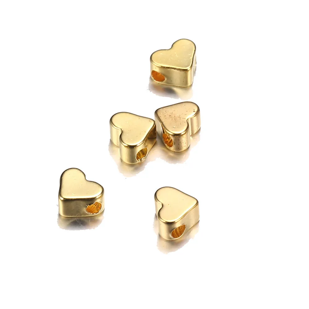 20PCS/Lot 6x7x3mm Wholesale Copper Simple Style Double Holes Heart Beads Charms For Jewelry DIY Making Accessories Findings
20PCS/Lot 6x7x3mm Wholesale Copper Simple Style Double Holes Heart Beads Charms For Jewelry DIY Making Accessories Findings