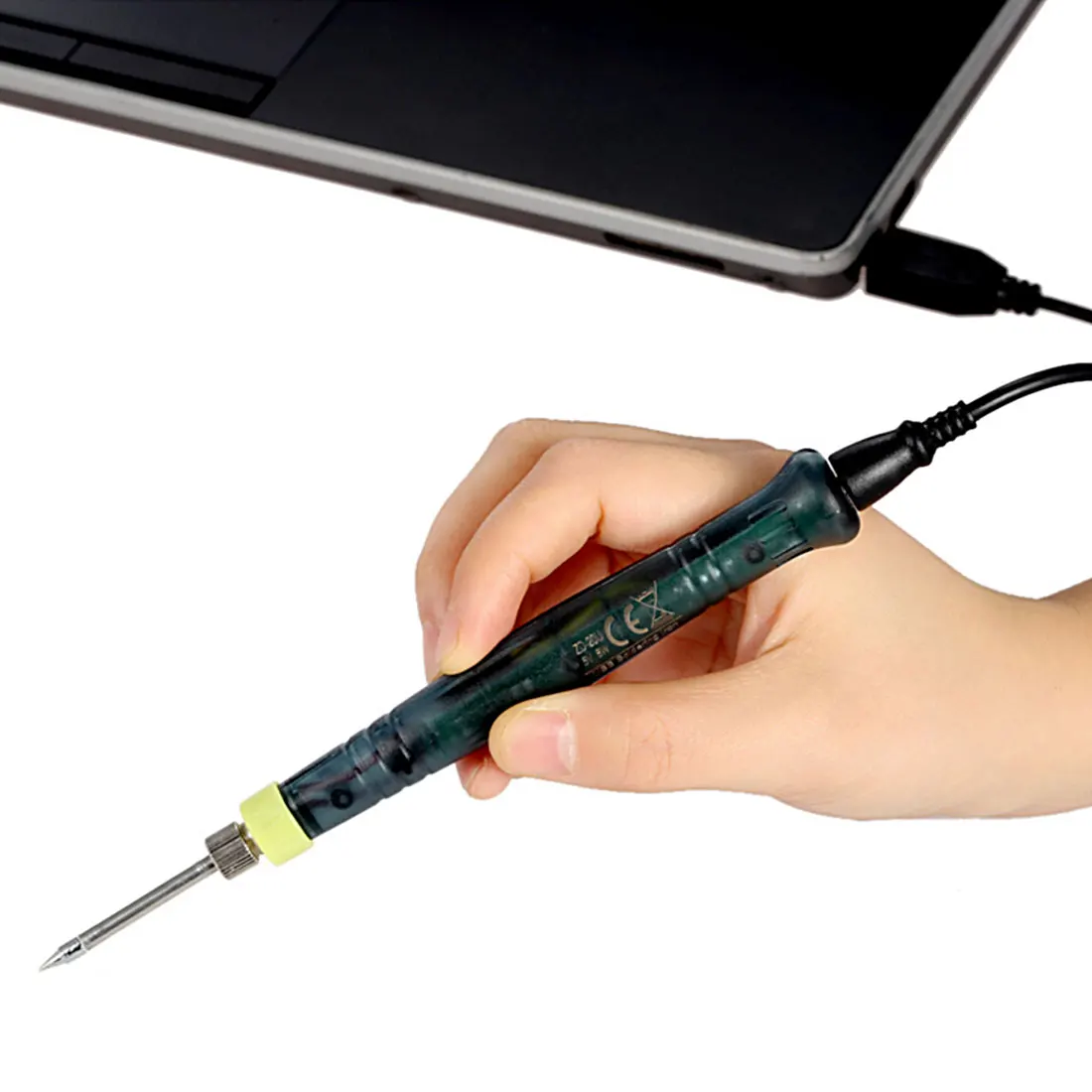 Фото Электрический паяльник 5 в 8 Вт с мини ручкой термокарандаш питанием от | Электрические паяльники (32948170635)