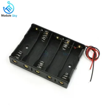 Plastic Battery Storage Case Box Holder For 5 X AA 5xAA 2A 7.5V wire leads
Plastic Battery Storage Case Box Holder For 5 X AA 5xAA 2A 7.5V wire leads