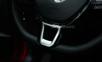 Interior Steering Wheel Cover Trim ABS For Volkswagon VW Tiguan 2016 2017 
Interior Steering Wheel Cover Trim ABS For Volkswagon VW Tiguan 2016 2017