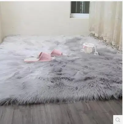 Luxury Rectangle Sheepskin Hairy Carpet Faux Mat Seat Pad Fur Plain Fluffy Soft Area Rug Home Decor
Luxury Rectangle Sheepskin Hairy Carpet Faux Mat Seat Pad Fur Plain Fluffy Soft Area Rug Home Decor