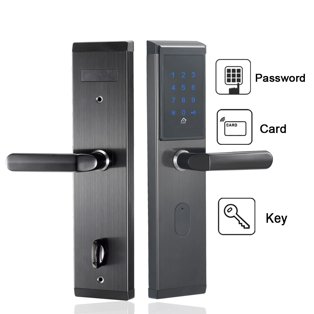 Touch Screen Smart Electronic Combination Password Door Lock Digital Keyless 13.56mhz Key Card Door Lock
Touch Screen Smart Electronic Combination Password Door Lock Digital Keyless 13.56mhz Key Card Door Lock