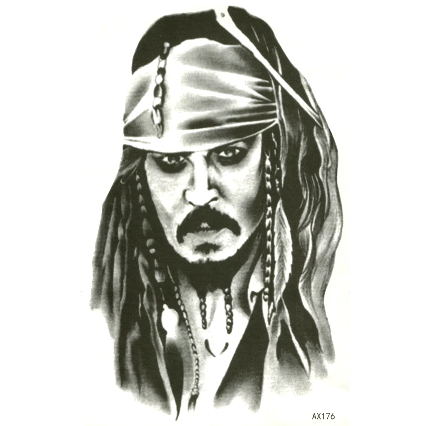 20pcs Pirates of the Caribbean Captain Jack Sparrow Waterproof Temporary Tattoos men body art henna tattoo harajuku tatuajes
20pcs Pirates of the Caribbean Captain Jack Sparrow Waterproof Temporary Tattoos men body art henna tattoo harajuku tatuajes
