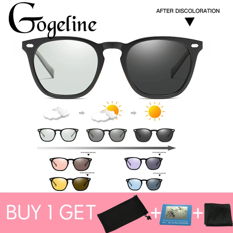 2019 Photochromic Sunglasses Women Men Polarized driving Chameleon Glasses TR Al-Mg Frame UV400 Day Night Vision Driving Eyewear
2019 Photochromic Sunglasses Women Men Polarized driving Chameleon Glasses TR Al-Mg Frame UV400 Day Night Vision Driving Eyewear