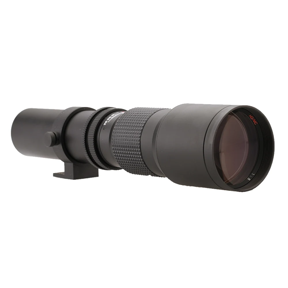 500mm Telephoto F8.0 Lens Manual Zoom with T-Mount Telephoto Lens for Nikon Canon T4i T3i T3 7D 60Da T2i XTi XSi XS DSLR Camera
500mm Telephoto F8.0 Lens Manual Zoom with T-Mount Telephoto Lens for Nikon Canon T4i T3i T3 7D 60Da T2i XTi XSi XS DSLR Camera