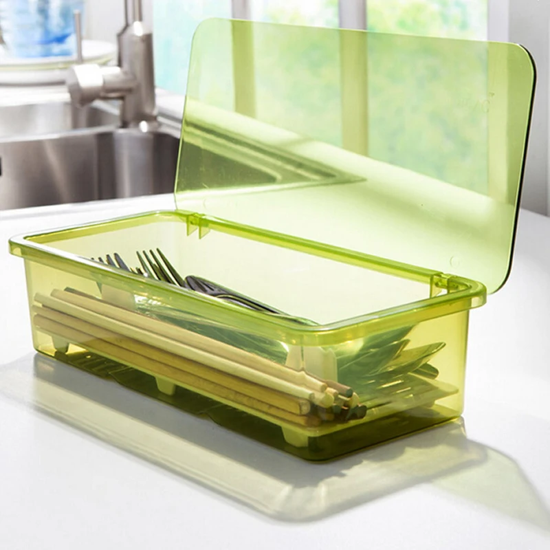 Household Chopsticks Storage Rack Storage Porous Drain Holder Shovel Spoon Knife Fork Storage Box Kitchen Organizer Container
Household Chopsticks Storage Rack Storage Porous Drain Holder Shovel Spoon Knife Fork Storage Box Kitchen Organizer Container