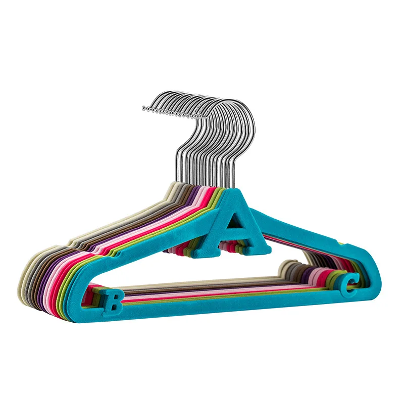 10 pieces Velvet Hanger for Children Clothes Childlike ABC Multifunctional Coat Hanger Clothing Wardrobe Storage Hanger
10 pieces Velvet Hanger for Children Clothes Childlike ABC Multifunctional Coat Hanger Clothing Wardrobe Storage Hanger