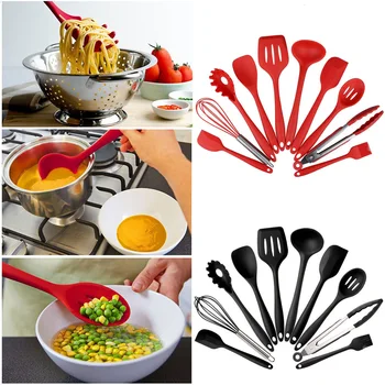 Silicone Kitchen Utensils Set Heat-Resistant Spatula Baking Serving Cooking Tool
Silicone Kitchen Utensils Set Heat-Resistant Spatula Baking Serving Cooking Tool