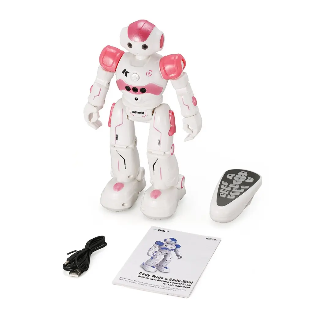 JJR/C R2 Dancing Robot Intelligent Gesture Control RC Robot Toy Blue Pink for Children Kids Birthday Gift USB Charging
JJR/C R2 Dancing Robot Intelligent Gesture Control RC Robot Toy Blue Pink for Children Kids Birthday Gift USB Charging