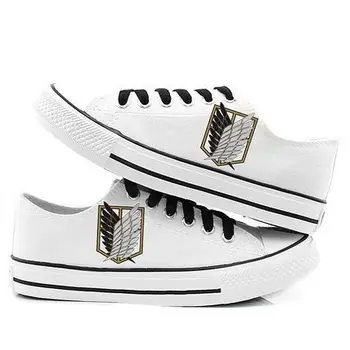 Unisex Anime Attack On Titan Cosplay Shoes Shingeki No Kyojin Breathable Shoes Cool Printed Canvas Board Shoes 011001
Unisex Anime Attack On Titan Cosplay Shoes Shingeki No Kyojin Breathable Shoes Cool Printed Canvas Board Shoes 011001