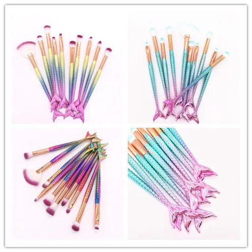 Pro Mermaid Makeup Brushes Foundation Eyebrow Eyeliner Blush Powder Cosmetic Concealer Makeup Brushes tool set kit
Pro Mermaid Makeup Brushes Foundation Eyebrow Eyeliner Blush Powder Cosmetic Concealer Makeup Brushes tool set kit