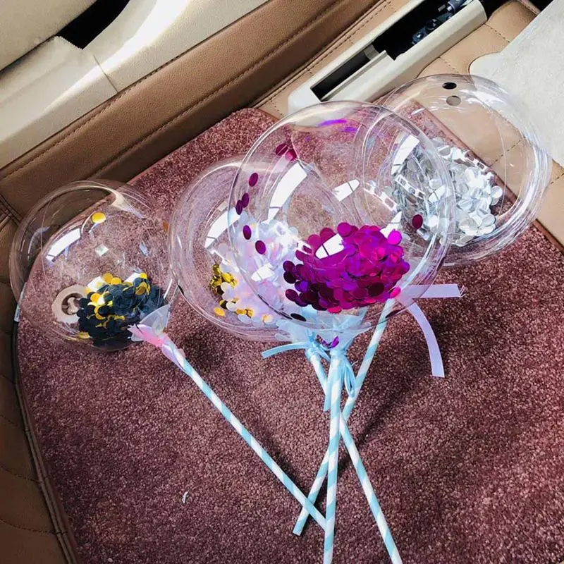 3pcs/Lot 5 Inch Transparent Bubble Balloons With 1cm Confetti Ball For Birthday Party Decorations Kids Baby Shower Girl Ballons
3pcs/Lot 5 Inch Transparent Bubble Balloons With 1cm Confetti Ball For Birthday Party Decorations Kids Baby Shower Girl Ballons