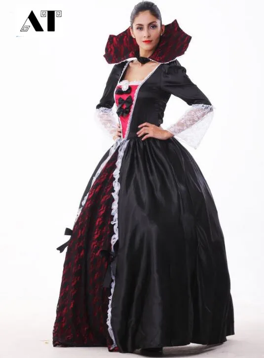 Gothic Sexy Costume Halloween Dress Costume Sexy Witch Vampire Costume Women Masquerade Party Halloween Cosplay Costume
Gothic Sexy Costume Halloween Dress Costume Sexy Witch Vampire Costume Women Masquerade Party Halloween Cosplay Costume