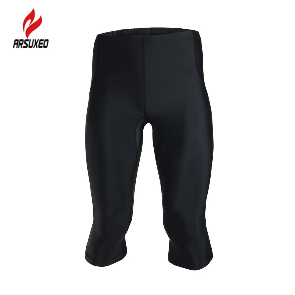 Arsuxeo Bicycle Pants Stretch Breathable Quick-Drying Compression Shorts Men's Cycling Running Tights Shorts 3/4 Length Pants
Arsuxeo Bicycle Pants Stretch Breathable Quick-Drying Compression Shorts Men's Cycling Running Tights Shorts 3/4 Length Pants