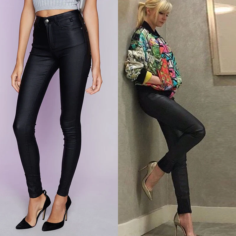 Women High Waist Stretch Pu Leather Pants Skin Tight Motorcycle Punk Rock Pencil Trousers Female Moto Biker Plus Size Big XS
Women High Waist Stretch Pu Leather Pants Skin Tight Motorcycle Punk Rock Pencil Trousers Female Moto Biker Plus Size Big XS