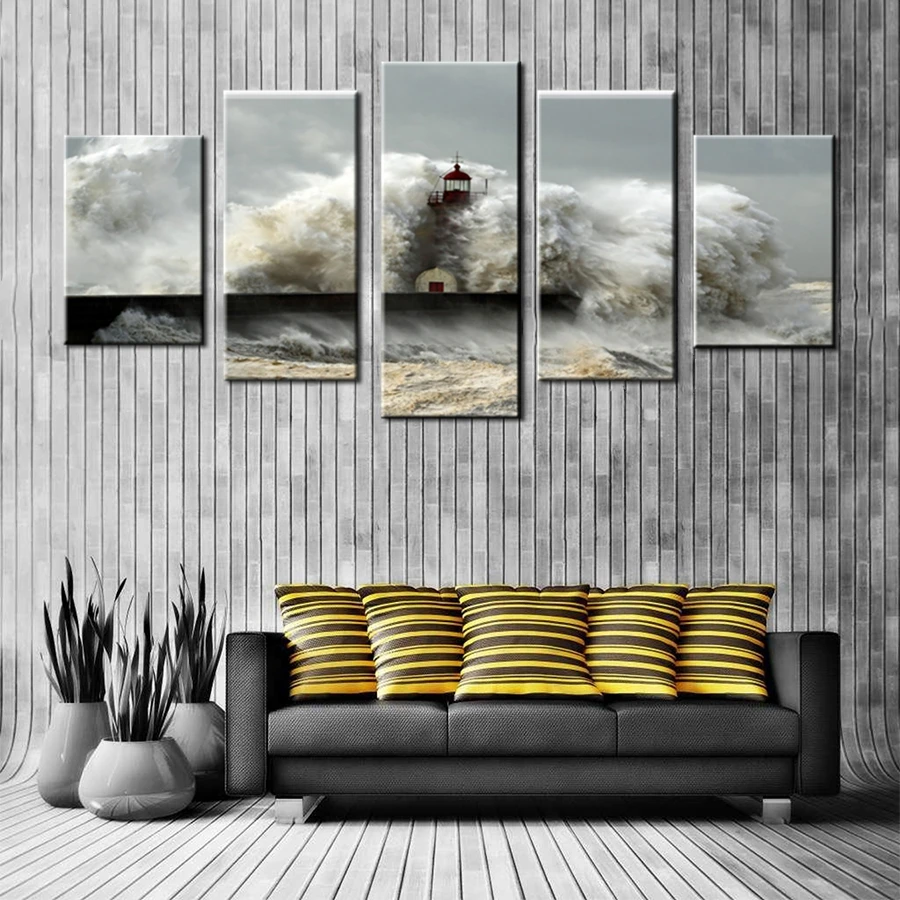 Room Wall Art Lighthouse In The Waves Of the Sea Seascape Dolphin Animal Canvas Print for Home Decoration Dropshipping
Room Wall Art Lighthouse In The Waves Of the Sea Seascape Dolphin Animal Canvas Print for Home Decoration Dropshipping