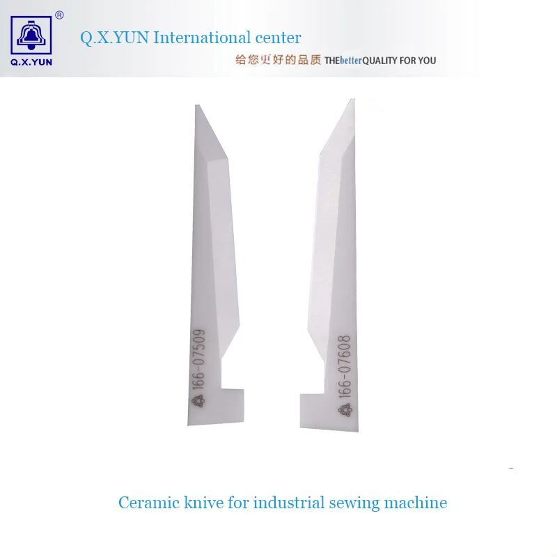 Q.X.YUN ceramics knive for Q.X.YUN APW-192 bag machine industrial sewing machine parts 166-07509/166-07608
Q.X.YUN ceramics knive for Q.X.YUN APW-192 bag machine industrial sewing machine parts 166-07509/166-07608