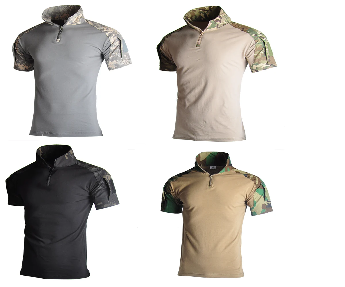 Tactical Outdoor Men's Summer T-shirt Navy Blueball Tactical T-shirt Short-sleeved Military Camouflage Cotton T-shirt Hunting Su
Tactical Outdoor Men's Summer T-shirt Navy Blueball Tactical T-shirt Short-sleeved Military Camouflage Cotton T-shirt Hunting Su