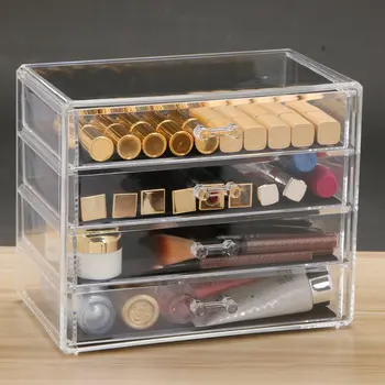Clear Desktop Makeup Organizer Lipstick Jewelry Case Dust-proof Skin Care Tools Storage Box With Drawer Small Objects Container
Clear Desktop Makeup Organizer Lipstick Jewelry Case Dust-proof Skin Care Tools Storage Box With Drawer Small Objects Container