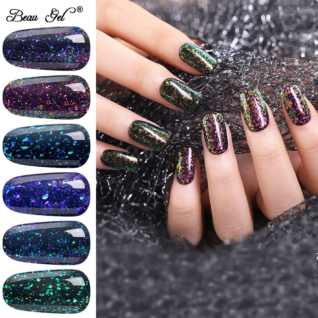 Beau Gel 8ml Chameleon Starry Gel Nail Polish Bling Glitter UV Gel Varnish Soak Off Semi Permanent Manicure Nail Art Gel Polish
Beau Gel 8ml Chameleon Starry Gel Nail Polish Bling Glitter UV Gel Varnish Soak Off Semi Permanent Manicure Nail Art Gel Polish