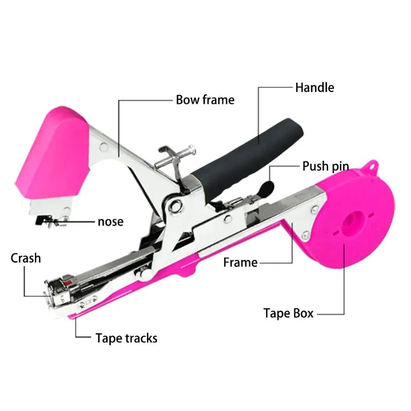 Tying Machine for Plant and Garden Plant Tapetool Tapener Grape, Tomato,Cucumber, Pepper and Flower
Tying Machine for Plant and Garden Plant Tapetool Tapener Grape, Tomato,Cucumber, Pepper and Flower