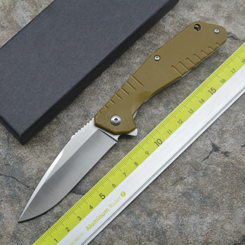 NEW Tuan Yu Flipper folding knife D2 blade G10 handle Outdoor camping hunting pocket fruit knives EDC tools
NEW Tuan Yu Flipper folding knife D2 blade G10 handle Outdoor camping hunting pocket fruit knives EDC tools