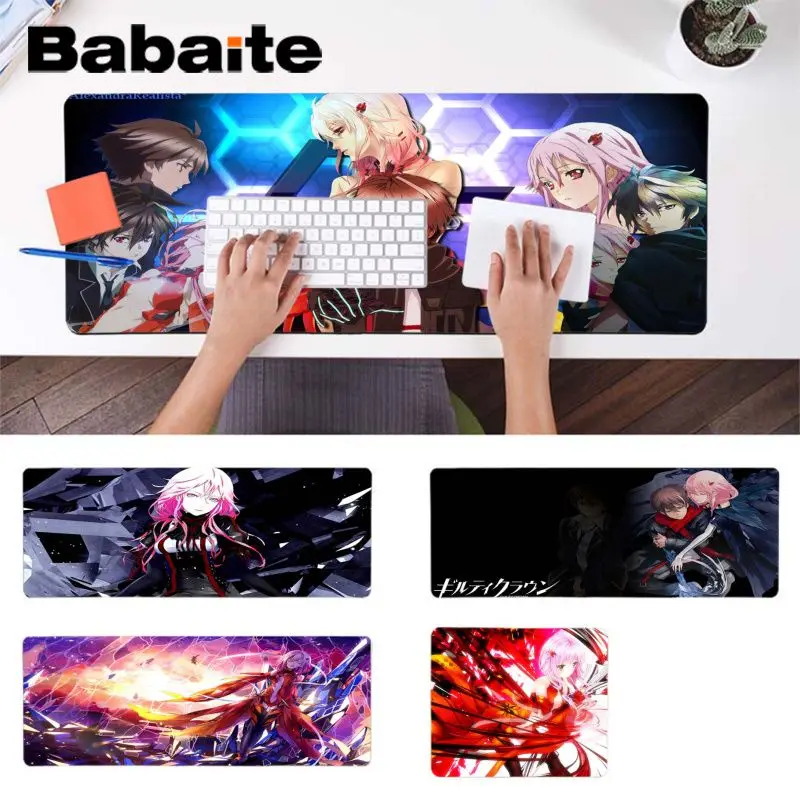 Babaite Non Slip PC Yuzuriha Inori GUILTY CROWN gamer play mats Mousepad Laptop Gaming Lockedge Mice Mousepad
Babaite Non Slip PC Yuzuriha Inori GUILTY CROWN gamer play mats Mousepad Laptop Gaming Lockedge Mice Mousepad
