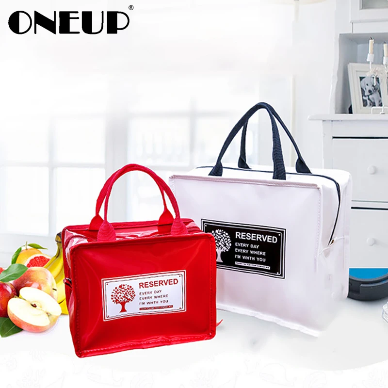ONEUP PU Leather Lunch Bag Ice Package Lunch Organizer Storage Container Bags Insulation Rice Bag With Aluminum Foil Food Picnic
ONEUP PU Leather Lunch Bag Ice Package Lunch Organizer Storage Container Bags Insulation Rice Bag With Aluminum Foil Food Picnic