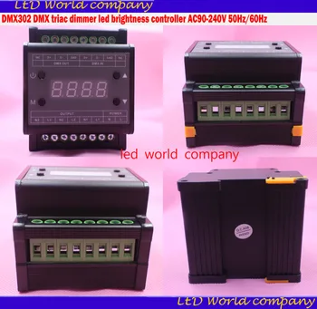 Free shipping DMX302 DMX triac dimmer led brightness controller AC90-240V 50Hz/60Hz high voltage 3 channels 1A/channel
Free shipping DMX302 DMX triac dimmer led brightness controller AC90-240V 50Hz/60Hz high voltage 3 channels 1A/channel