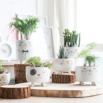 Modern Style Vase Cute Animal Figure Ceramic Vase for Plants Home Garden Decoration Accessories Small Pot Gift for Friends
Modern Style Vase Cute Animal Figure Ceramic Vase for Plants Home Garden Decoration Accessories Small Pot Gift for Friends