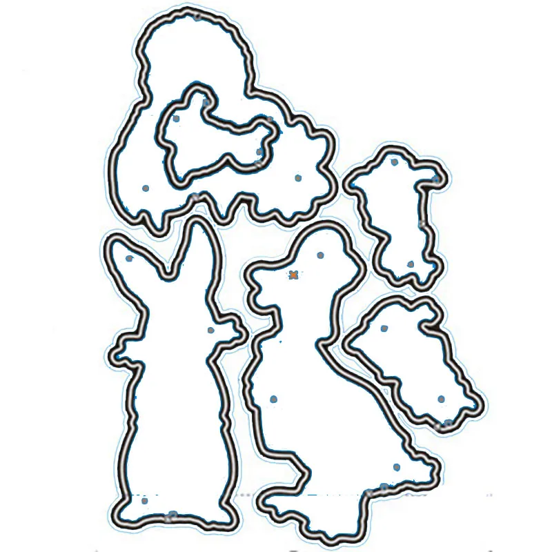 Rabbit duck transparent clear stamp/coordinating die for DIY Scrapbooking/Card Making/Kids Christmas Fun Decoration Supplies
Rabbit duck transparent clear stamp/coordinating die for DIY Scrapbooking/Card Making/Kids Christmas Fun Decoration Supplies