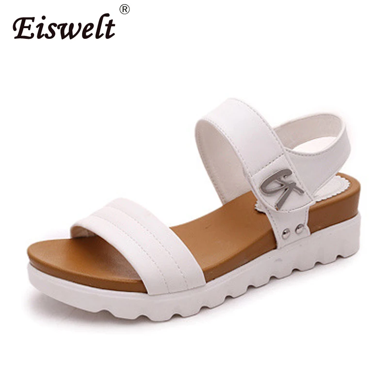 EISWELT New Women Sandals Female Summer Fashion Casual Slip Ladies Sandals Muffin Leisure Casual Solidl Tide Women Sandals
EISWELT New Women Sandals Female Summer Fashion Casual Slip Ladies Sandals Muffin Leisure Casual Solidl Tide Women Sandals
