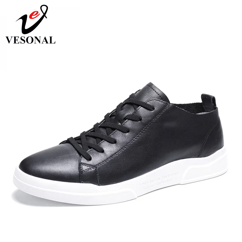 VESONAL 2019 Spring Comfortable High quality New Genuine Leather Men Shoes Casual Fashion Sneakers For Male Shoe Footwear
VESONAL 2019 Spring Comfortable High quality New Genuine Leather Men Shoes Casual Fashion Sneakers For Male Shoe Footwear
