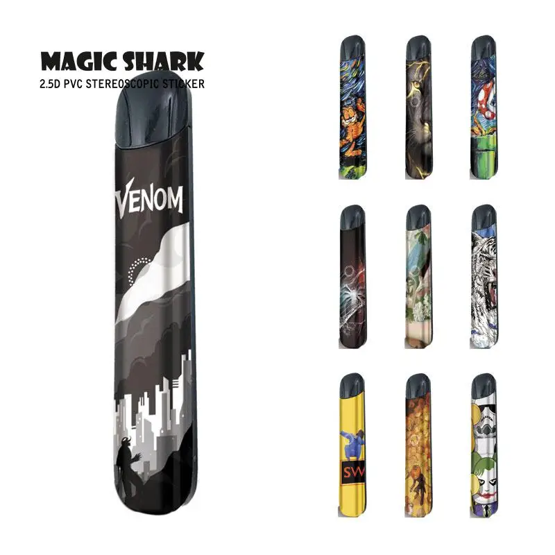 Magic Shark Lion Tiger Venom Garfield Spider Man E Cigarette Case Cover Sticker Film for Relx Alpha a
Magic Shark Lion Tiger Venom Garfield Spider Man E Cigarette Case Cover Sticker Film for Relx Alpha a