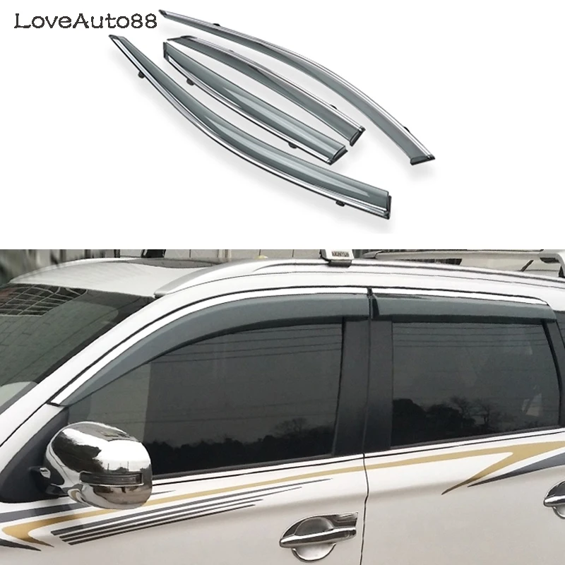 Car Sun Rain Vent Guard Shield Delflector Window Visor Awnings 4Pcs/Set Cover Trim Auto Accessories For Mitsubishi Outlander
Car Sun Rain Vent Guard Shield Delflector Window Visor Awnings 4Pcs/Set Cover Trim Auto Accessories For Mitsubishi Outlander