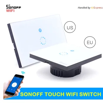 US/EU Itead Sonoff Touch WIFI Switch Luxury Crystal Glass Plate Touch Wireless Timing APP Switch Remote Control Via APP EWELINK
US/EU Itead Sonoff Touch WIFI Switch Luxury Crystal Glass Plate Touch Wireless Timing APP Switch Remote Control Via APP EWELINK