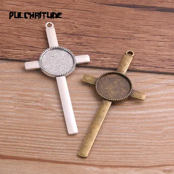 4pcs 20mm Inner Size Two Color Metal Alloy Simple Cross Cabochon Pendant Setting Jewelry Findings P6773
4pcs 20mm Inner Size Two Color Metal Alloy Simple Cross Cabochon Pendant Setting Jewelry Findings P6773