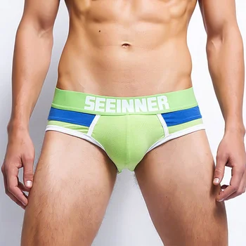 Seeinner Brand Gay Men Underwear Mostly Male Transparent Panties Slip Sexy Man Seamless Briefs Men's Underpants
Seeinner Brand Gay Men Underwear Mostly Male Transparent Panties Slip Sexy Man Seamless Briefs Men's Underpants