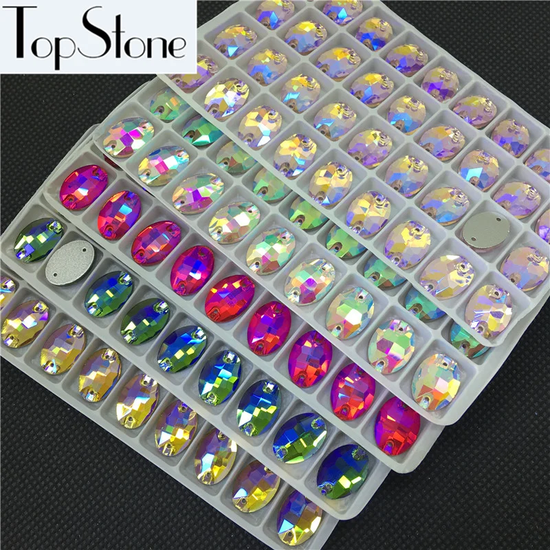 All Colored AB Oval Sew On Rhinestones Flatback 2 Holes 7X10,13X18,17X27,11x16mm Glass Sewing Crystal Jewelry Beads
All Colored AB Oval Sew On Rhinestones Flatback 2 Holes 7X10,13X18,17X27,11x16mm Glass Sewing Crystal Jewelry Beads