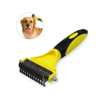 2019 New Stainless Double-sided Pet Cat Dog Comb Brush Professional Large Dogs Open Knot Rake Knife Pet Grooming Supplies
2019 New Stainless Double-sided Pet Cat Dog Comb Brush Professional Large Dogs Open Knot Rake Knife Pet Grooming Supplies