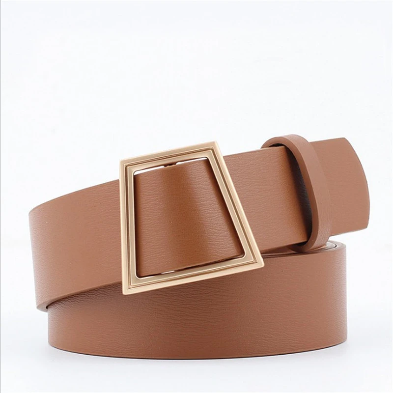 2018 New Trapezoid Metal Smooth Buckle Wide Waist Belt for Woman Black Tan Pu belts for Dress Jeans Female Waistband Belts
2018 New Trapezoid Metal Smooth Buckle Wide Waist Belt for Woman Black Tan Pu belts for Dress Jeans Female Waistband Belts