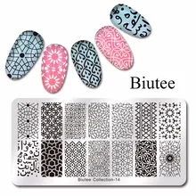 Гвоздь, штамповка, штамповка для ногтей, 6*12 см, маникюрный шаблон из нержавеющей стали, инструменты для трафарета, 1 шт(China)