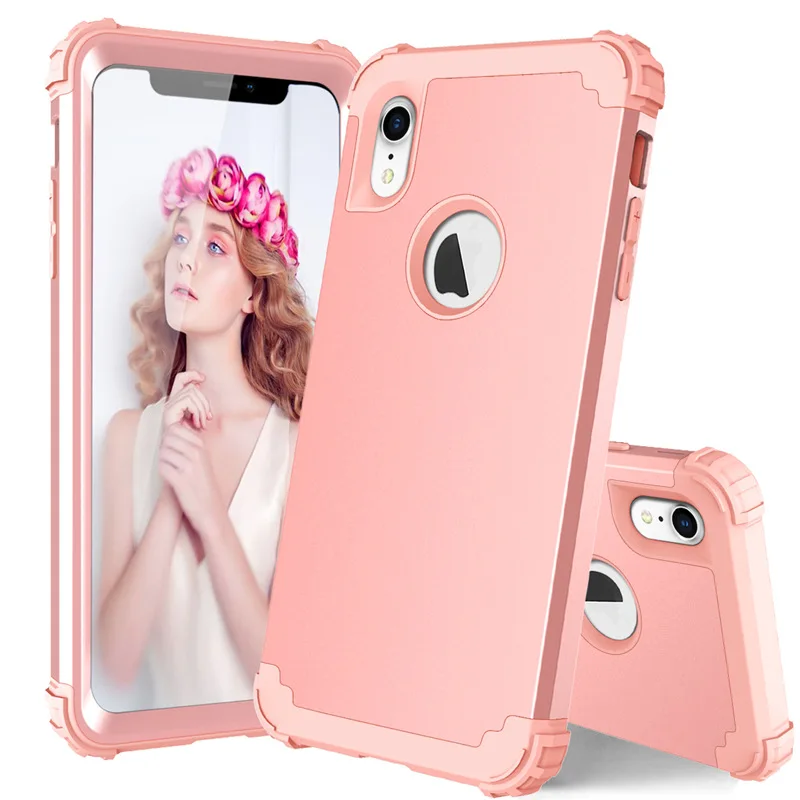 R-just Knockproof 2 in 1 Hard Bumper Silicone Body Full Coverage Case for Apple iPhone 7 8 XS Max XR Fitted Case Cover
R-just Knockproof 2 in 1 Hard Bumper Silicone Body Full Coverage Case for Apple iPhone 7 8 XS Max XR Fitted Case Cover