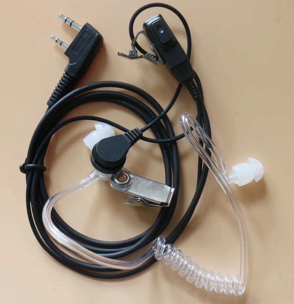 Acoustic Tube PTT Earpiece Headset For Kenwood BAOFENG UV5R UV82 BF-888s For Retevis H777 RT22 HYT TYT Radio Walkie Talkie
Acoustic Tube PTT Earpiece Headset For Kenwood BAOFENG UV5R UV82 BF-888s For Retevis H777 RT22 HYT TYT Radio Walkie Talkie