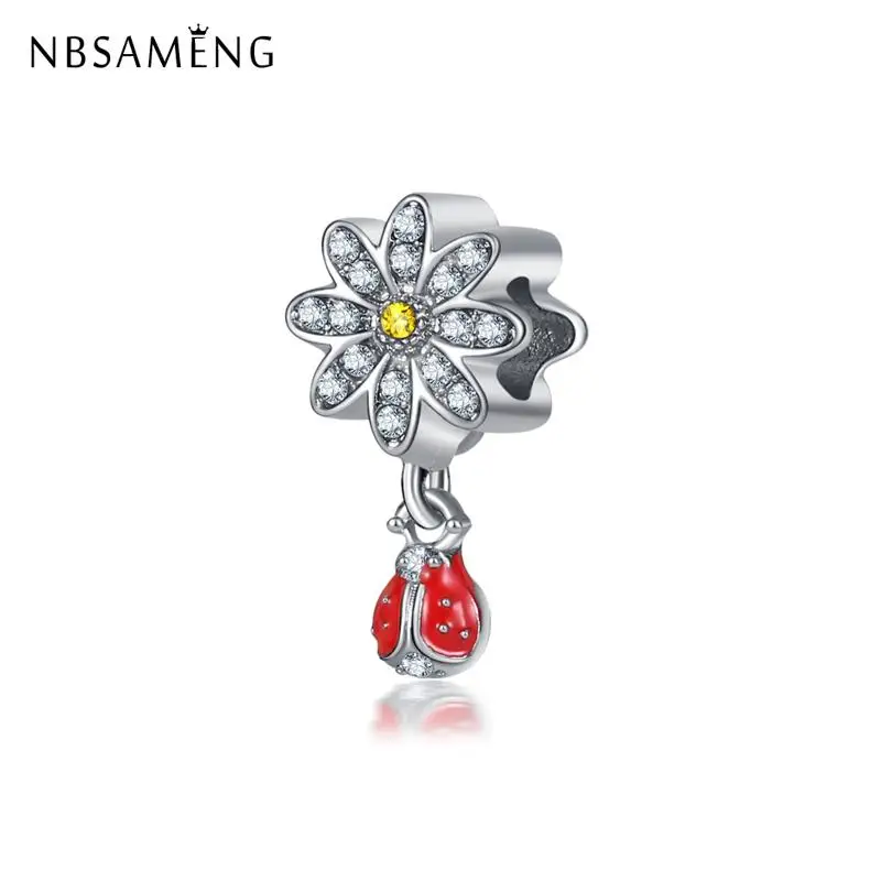 New Fashion Silver Plated Beads Charm Lovely Beetle & Flower Crystal Bead Fit Pandora Bracelets & Bangles Women DIY Jewelry
New Fashion Silver Plated Beads Charm Lovely Beetle & Flower Crystal Bead Fit Pandora Bracelets & Bangles Women DIY Jewelry