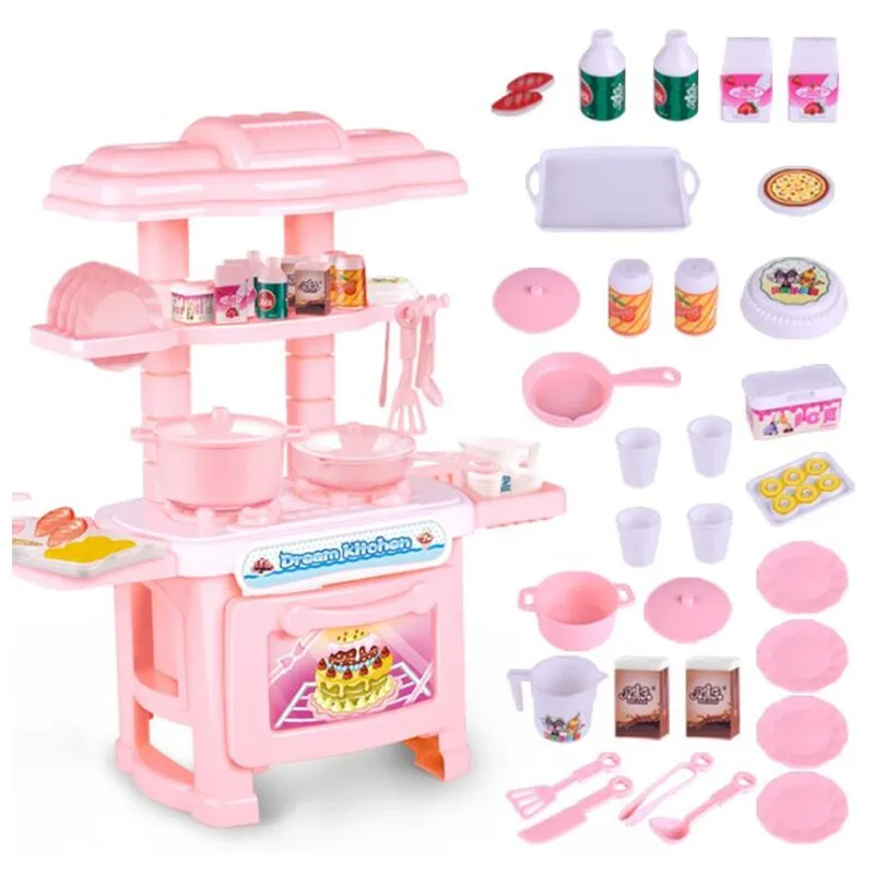 Kawaii Kitchen Cooking Toy Kit DIY Mini Food Toys Pink Pretend Play House Miniature Cookware Educational Gift for Kid Children
Kawaii Kitchen Cooking Toy Kit DIY Mini Food Toys Pink Pretend Play House Miniature Cookware Educational Gift for Kid Children